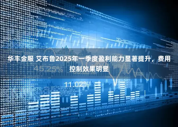 华丰金服 艾布鲁2025年一季度盈利能力显著提升，费用控制效果明显