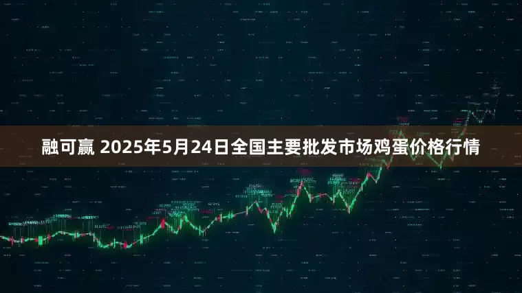 融可赢 2025年5月24日全国主要批发市场鸡蛋价格行情